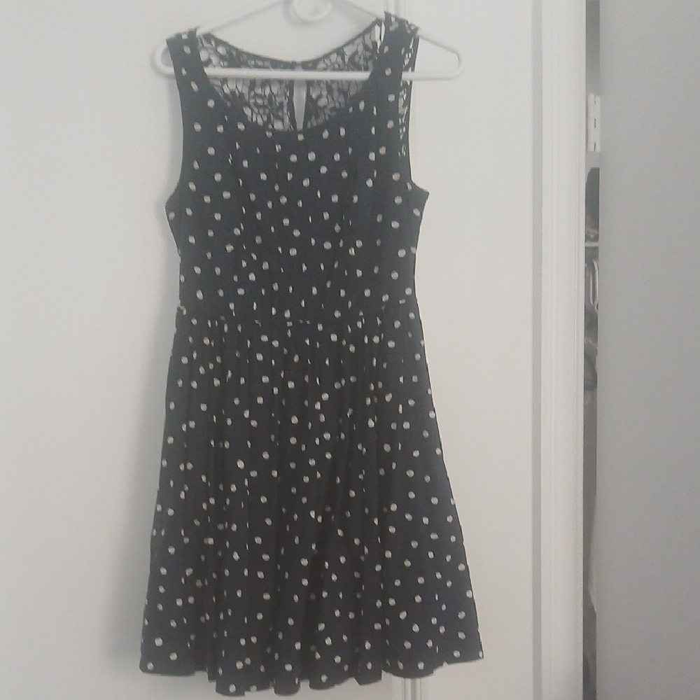 Moulinette Soeurs Navy Lace Dress - Picture 4 of 4